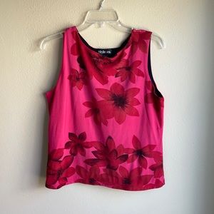 Bright floral tank
